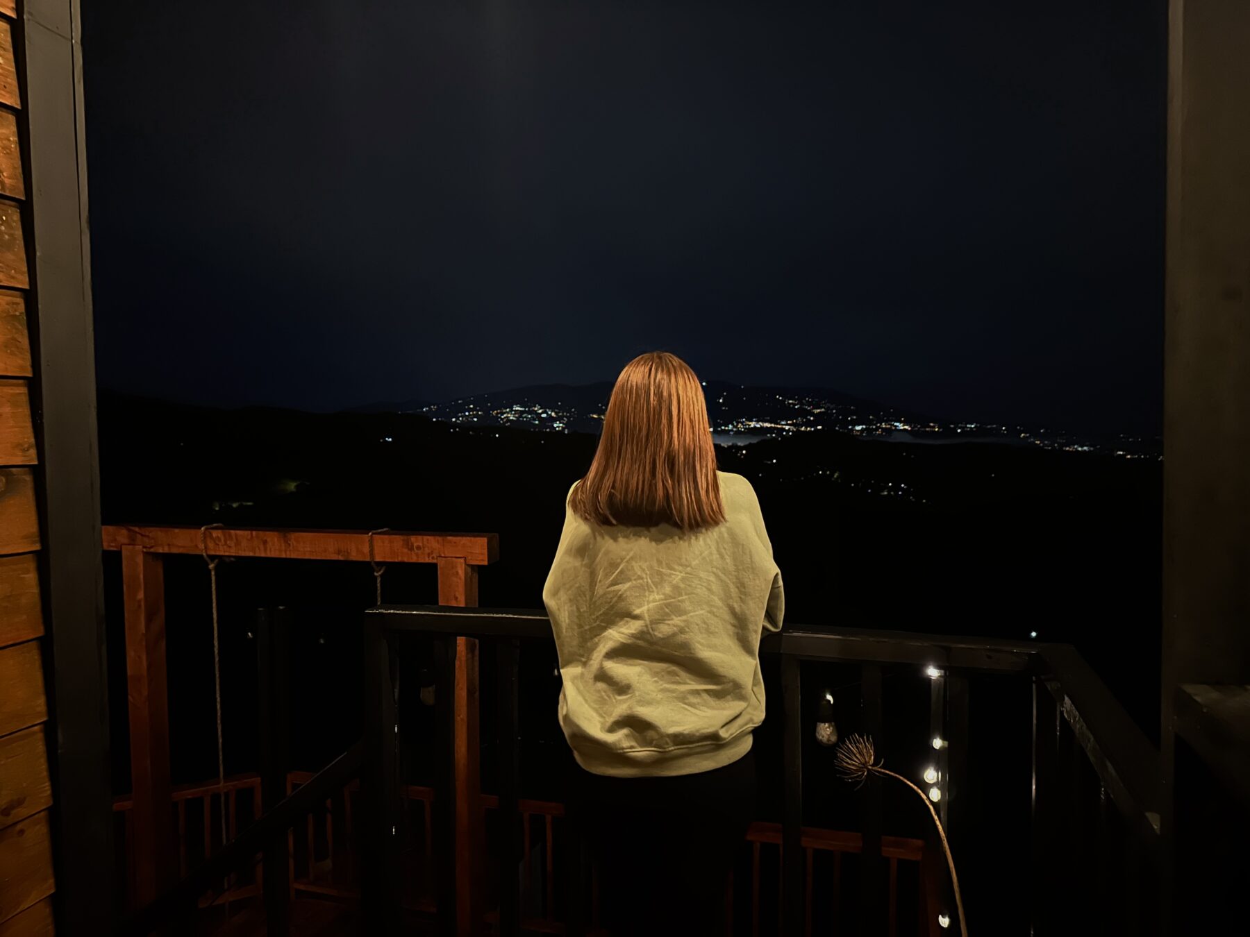 vista en la noche